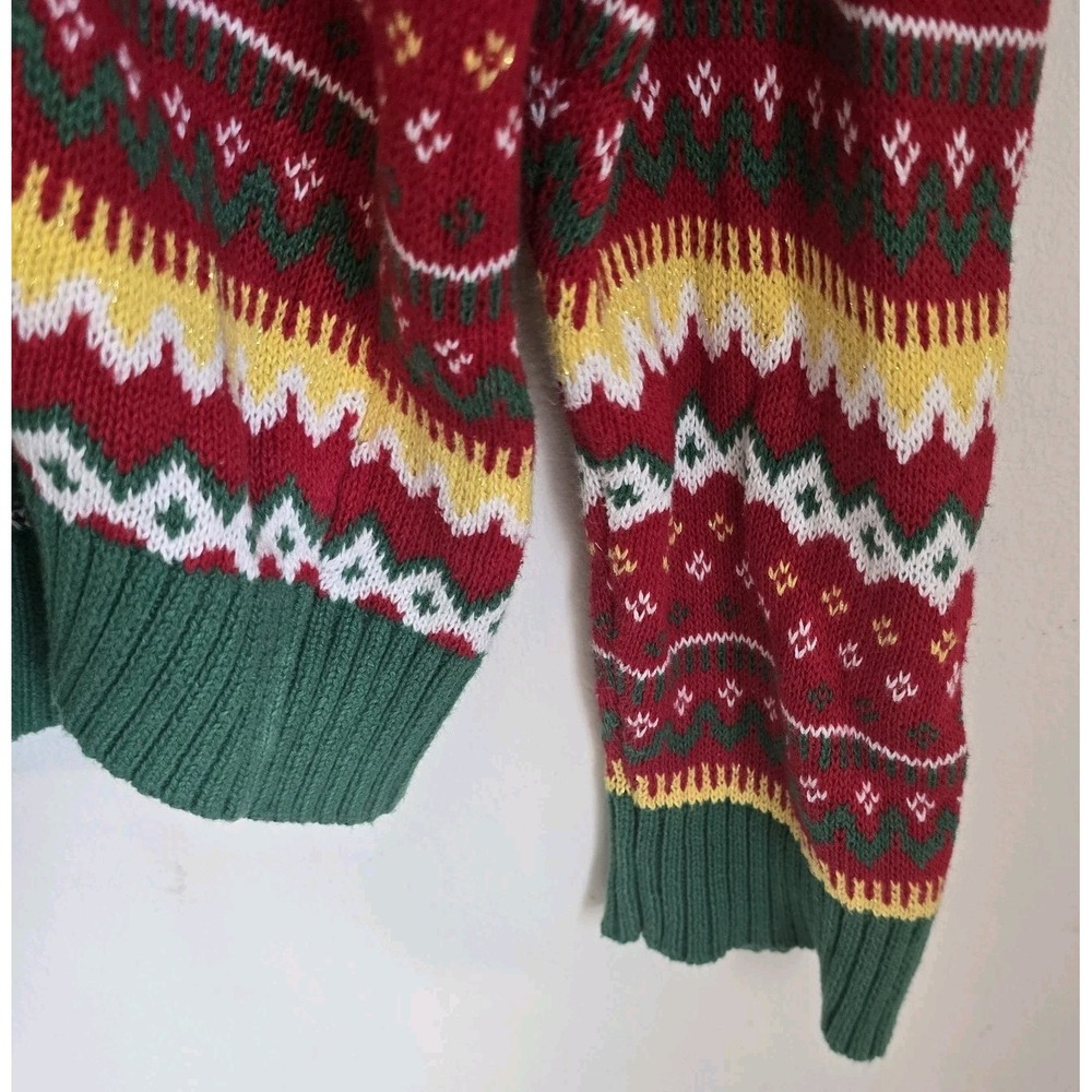 33 Degrees Christmas Sloth Sweater Size Large - Picture 6 of 8